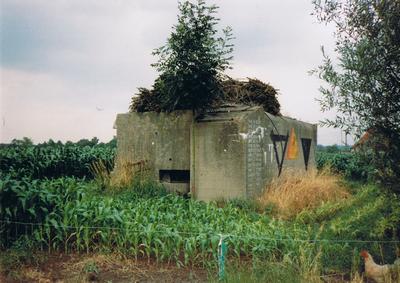 vooraanzicht van het bunkertje anno 1995 Guido De Jong